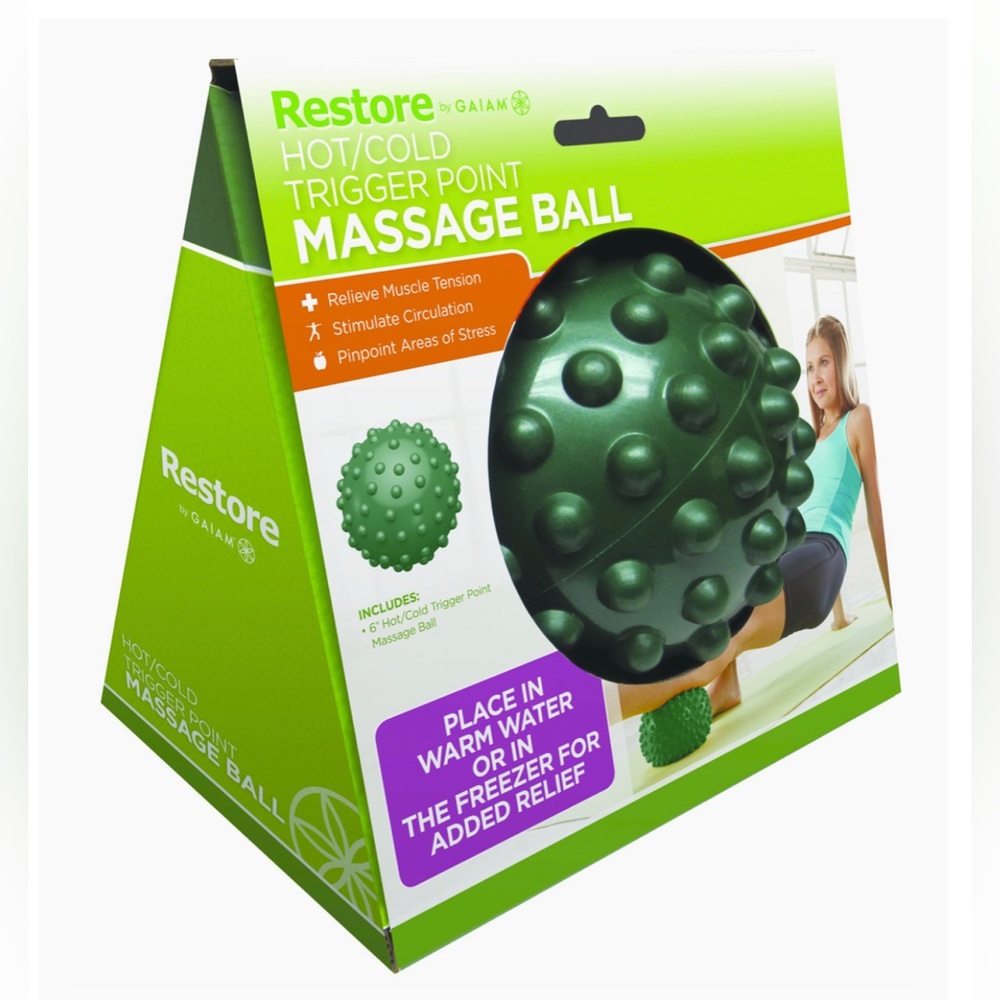Gaiam Restore Hot/Cold Trigger Point Massage Ball
